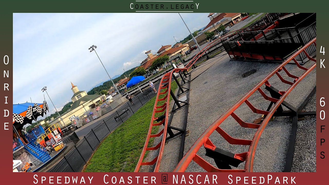 POV • Speedway Coaster @ NASCAR SpeedPark | 4K @60fps
