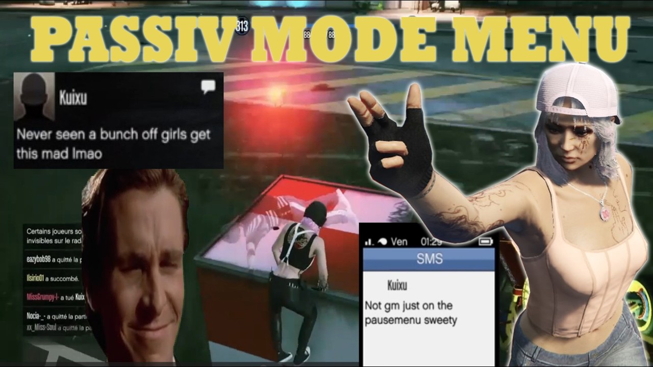 CHEATERS Players Using MENU MODE PASSIV