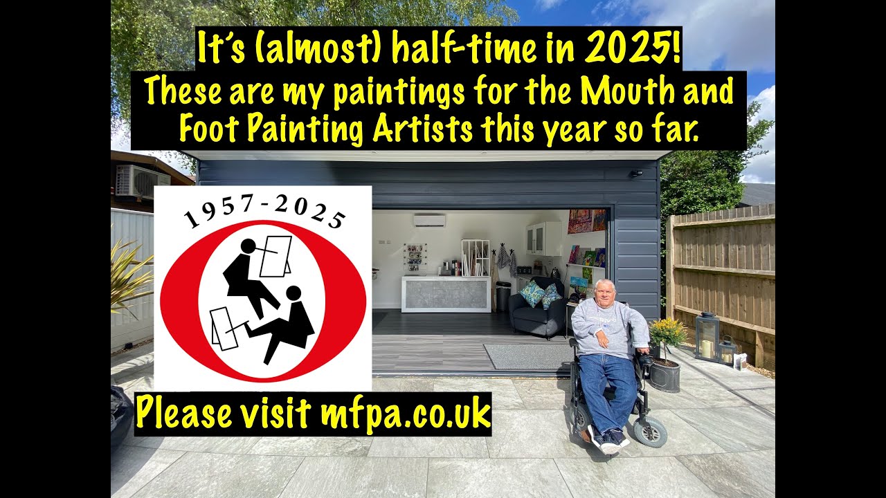 So what do you mouth and foot painting artists do?