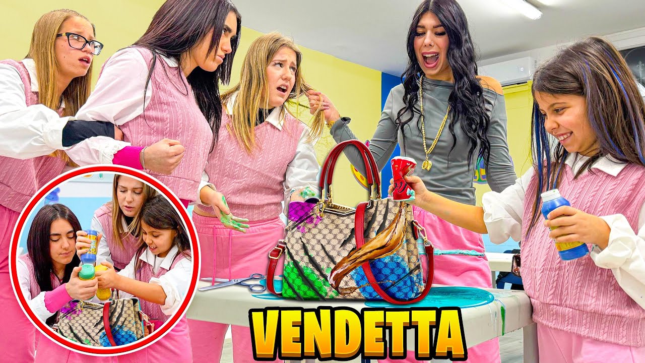 VENDETTA:👿ABBIAMO DISTRUTTO DI NASCOSTO BORSA E VESTITI DELLA RICCA! ILARY E ZIA NICOLE SOSPESE!