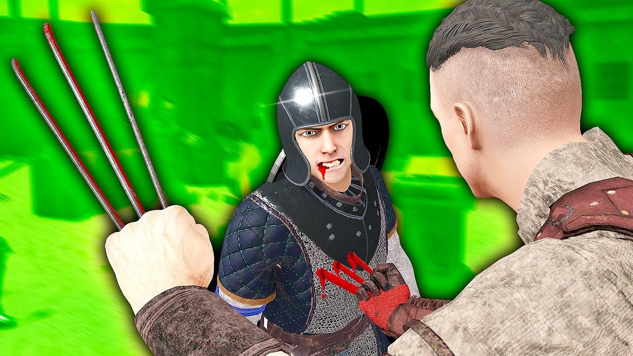 WOLVERINE CLAWS SLICES THROUGH ENEMIES - Blade and Sorcery VR Mods (U8.4)