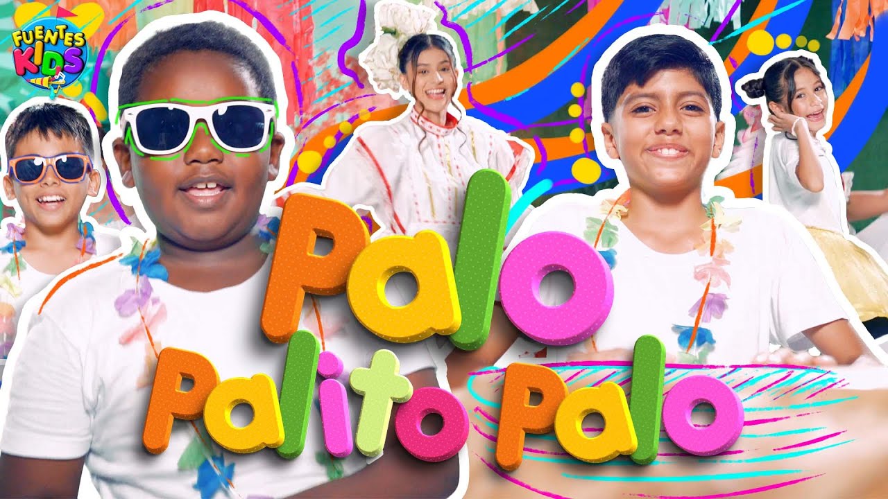 Palo Palito Palo 😃🩷 [Video Oficial] - FUENTES KIDS