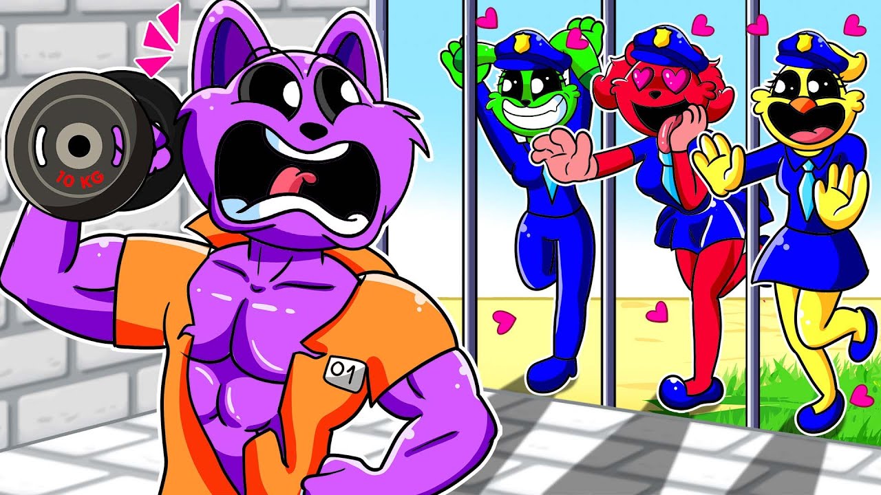 SMILING CRITTERS : CATNAP GETS A FAN CLUB But in PRISON?! - Funny Story | Poppy Playtime 3 Animation