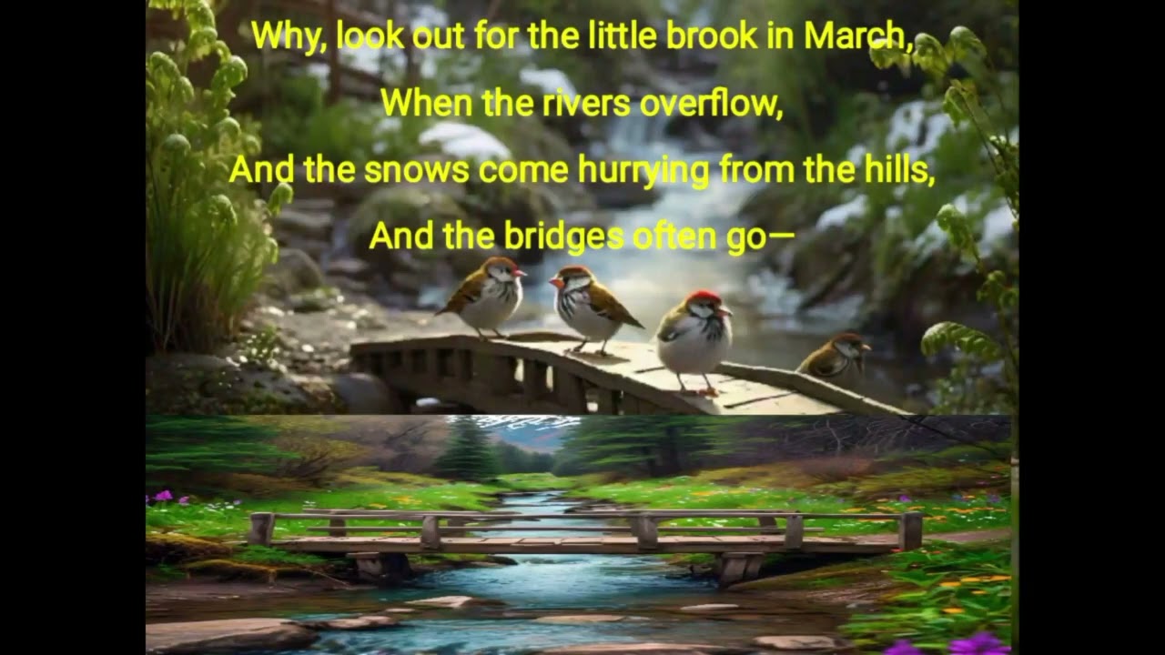 #Explanation of the poem Have Got a Brook in Your Little Heart by Emily Dickinson in Marathi#