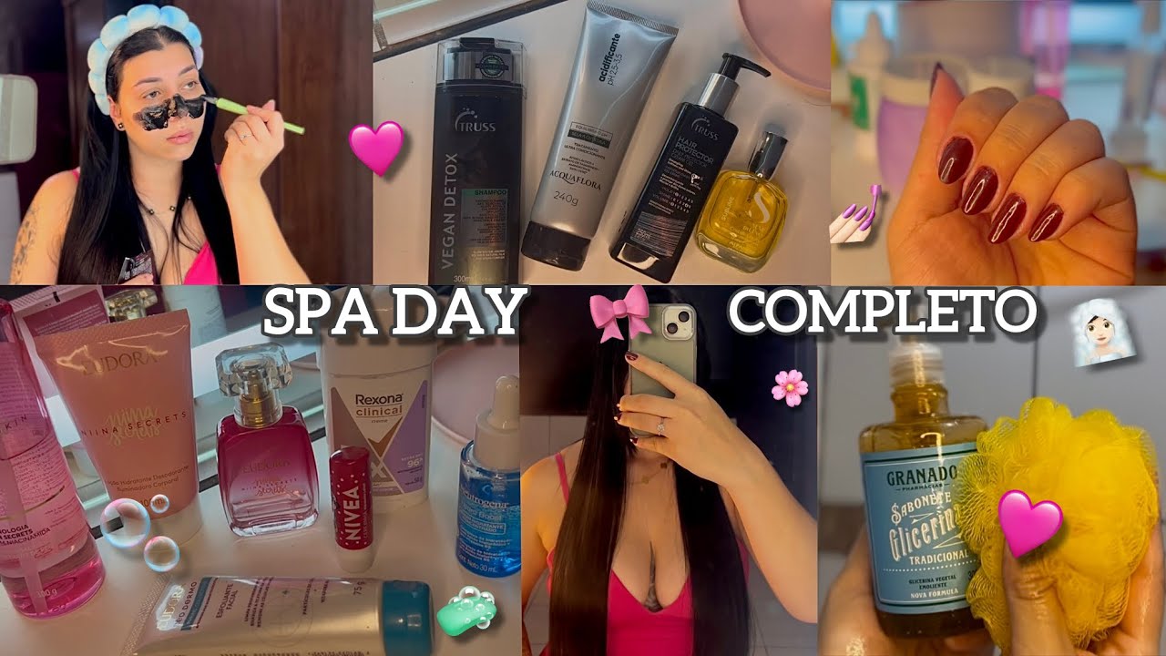 SPA DAY COMPLETO!! 🧖🏻‍♀️💅🏻🩷🫧🎀