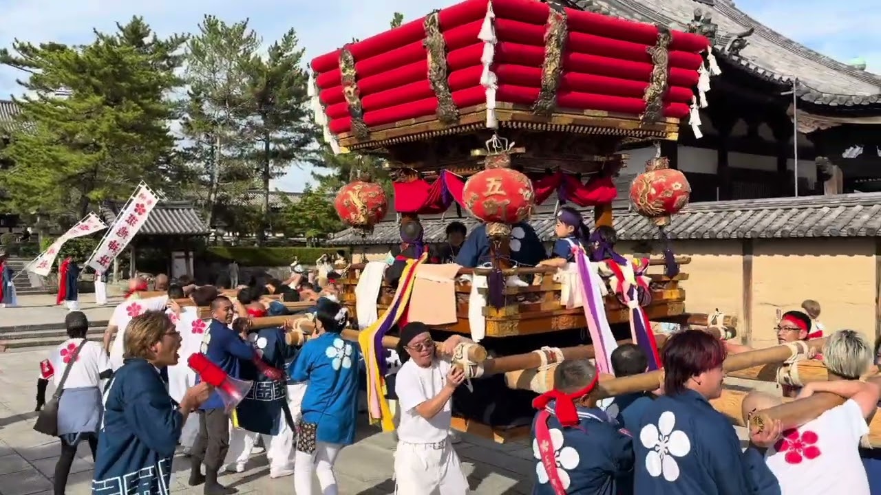 斑鳩神社 秋祭り 宵宮①  2025年10月11日