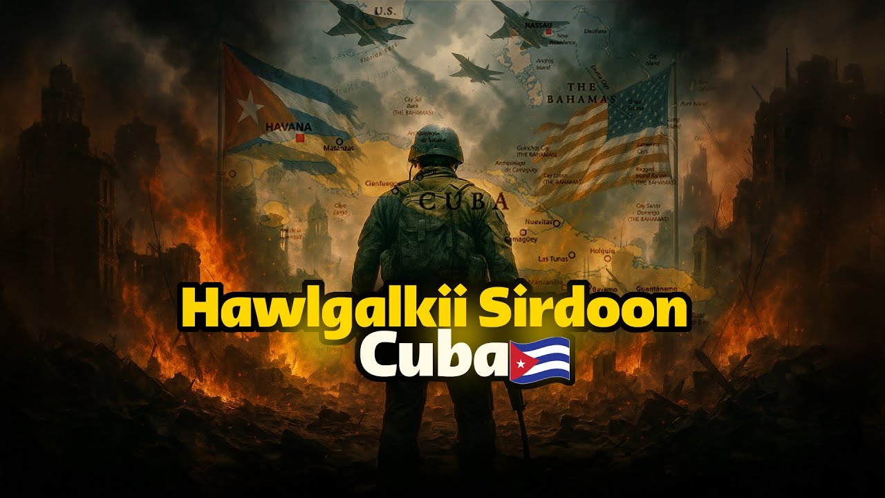Sirdoonka Maraykanka hawlgalkii halista badnaa ee uu dajiyay si ay dagaal ugu qaadaan Dalka Cuba 🇨🇺!