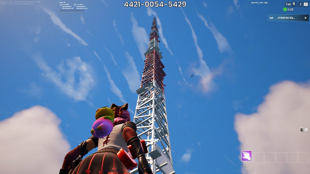 Fortnite Only Up Tower World Record (no items) 9:57