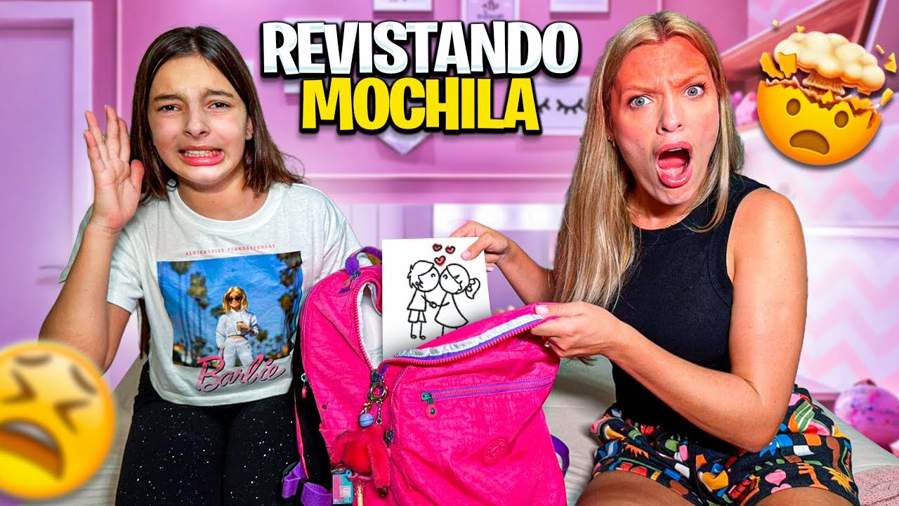 REVISTEI A MOCHILA DA LAURINHA! Ela vai ficar de castigo