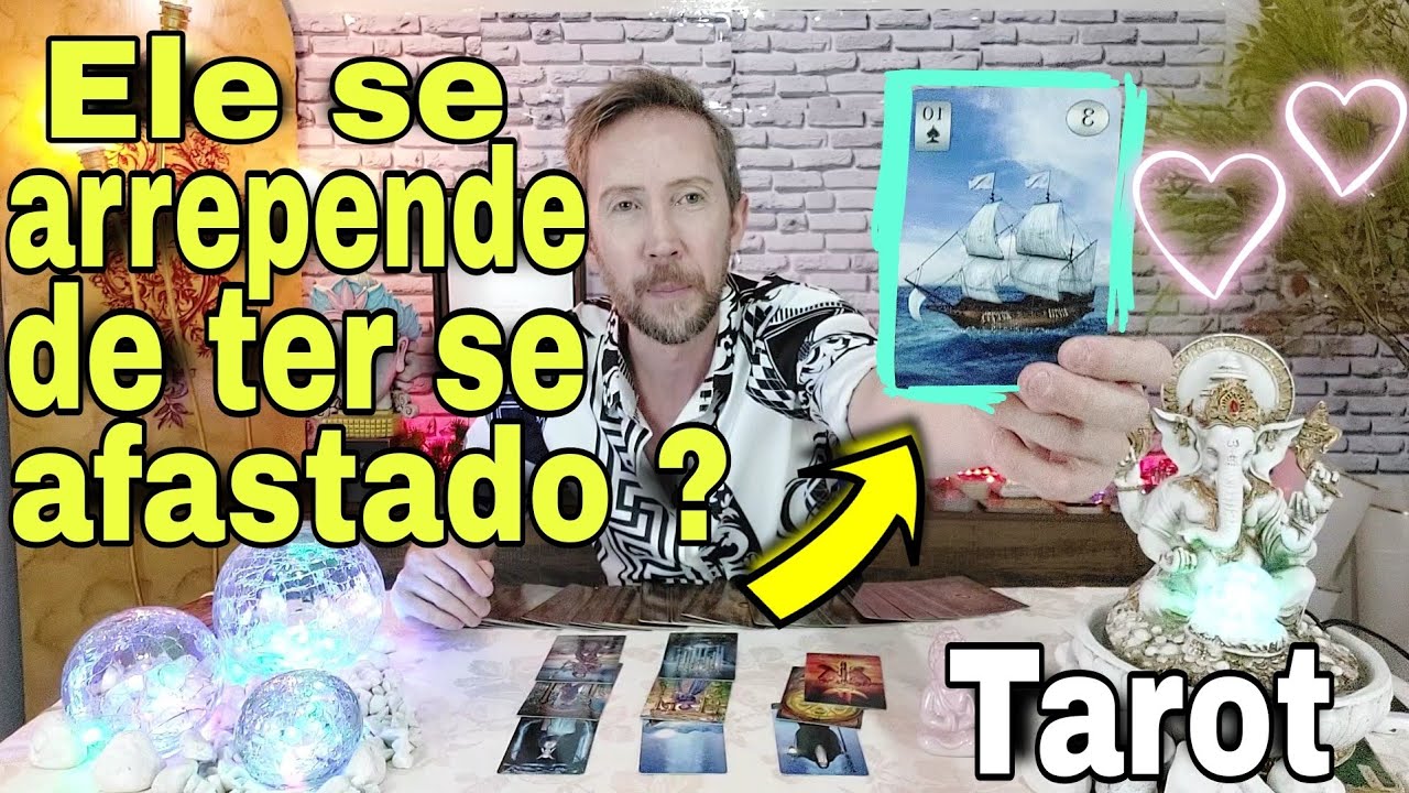 Ele se arrepende de ter se afastado de você ? O que ele sente por mim tarot ? O que ele vai fazer ?