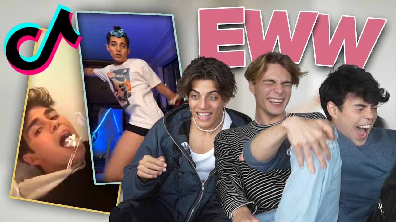 reacting to our CRINGIEST TIKTOKS - Benji Krol, Nic Kaufmann, Nils Kue