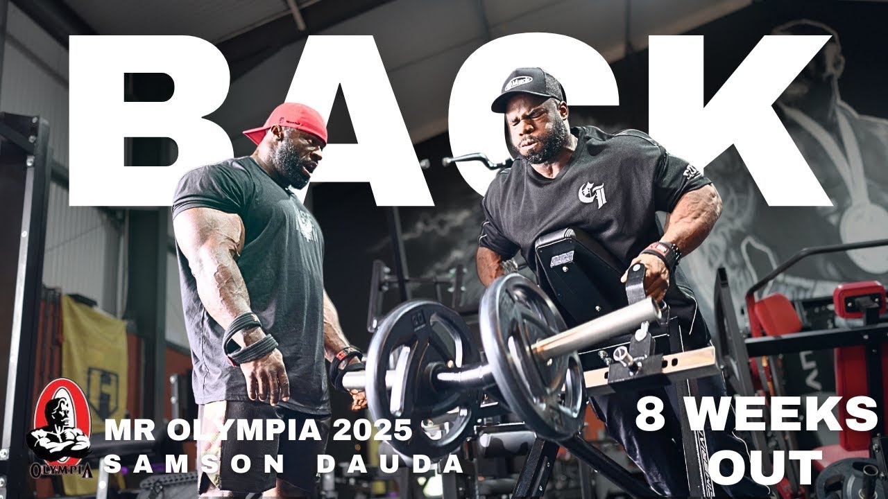 Mr Olympia 2025 series | Back workout with Quinton 8 weeks out | Samson Dauda