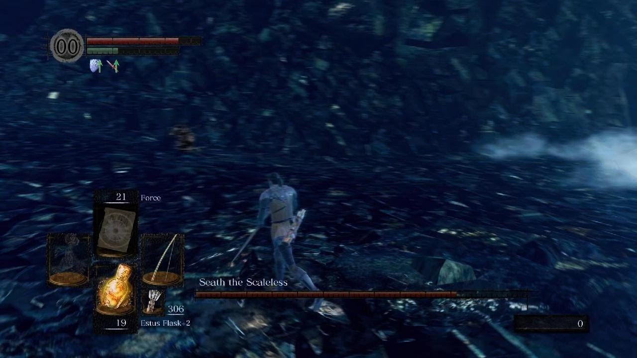 DARK SOULS: Seath the Scaleless vs. Longbow +10