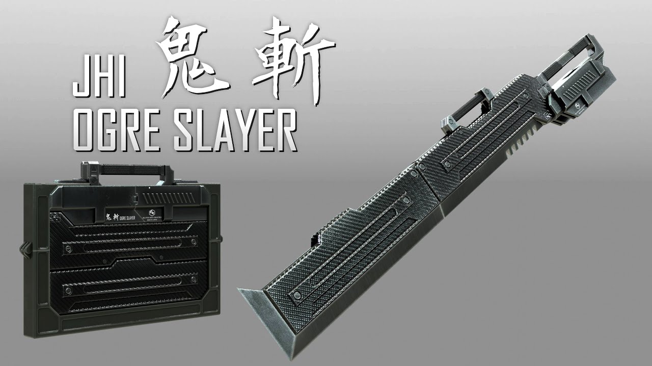 オリジナル変形武器“鬼斬”(Ogre slayer)【Blender】
