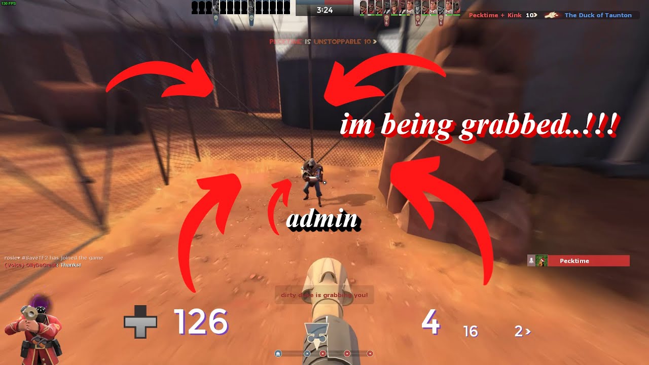 when admin abuse backfires... TF2 Highlights