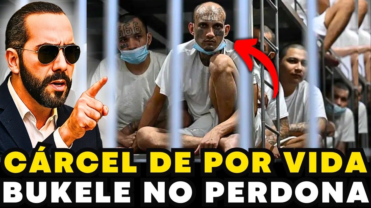 Bukele mete a la cárcel por siempre a los Pandilleros en El Salvador