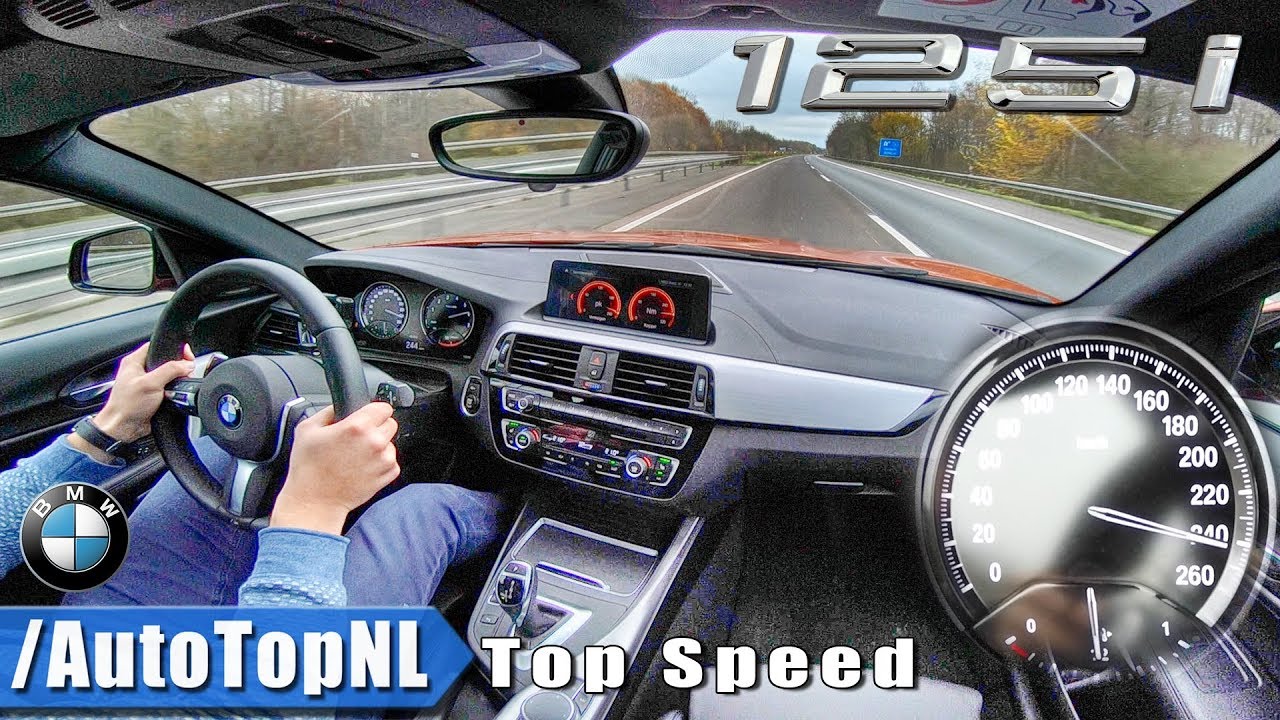 BMW 1 Series F20 125i M Sport | ACCELERATION & TOP SPEED on AUTOBAHN by AutoTopNL