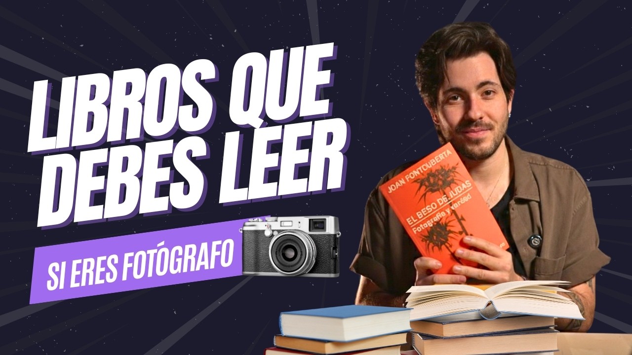 7 libros IMPRESCINDIBLES  para mejorar como fotógrafo/filmmaker