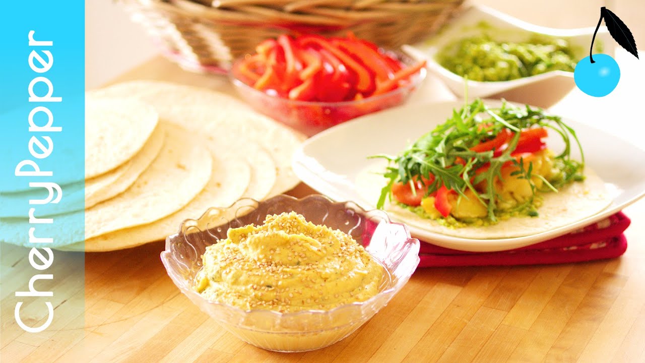 Sweet Houmous & Tortillas Party :) (Hummus) | Recette vegan de CherryPepper 🍒