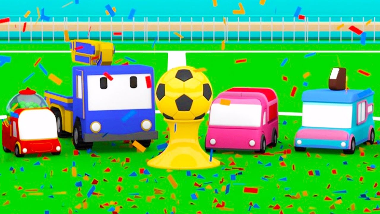The Football Field ⚽🚗 - Learn with Tiny Trucks | Educational cartoon ⚽🚗⚽