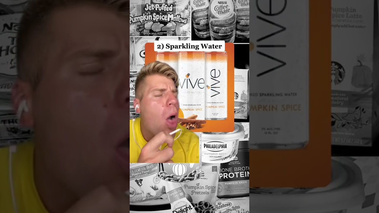 PUMPKIN SPICE FOODS THAT SHOULDN&rsquo;T BE #shorts #pumpkin #pumpkinspice #foodreview #comedyshorts