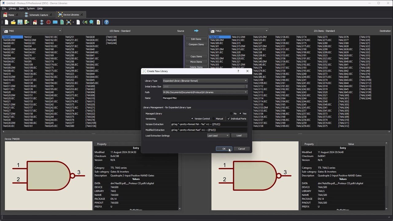 Proteus 9 Managed Libraries : Librarian (repo)