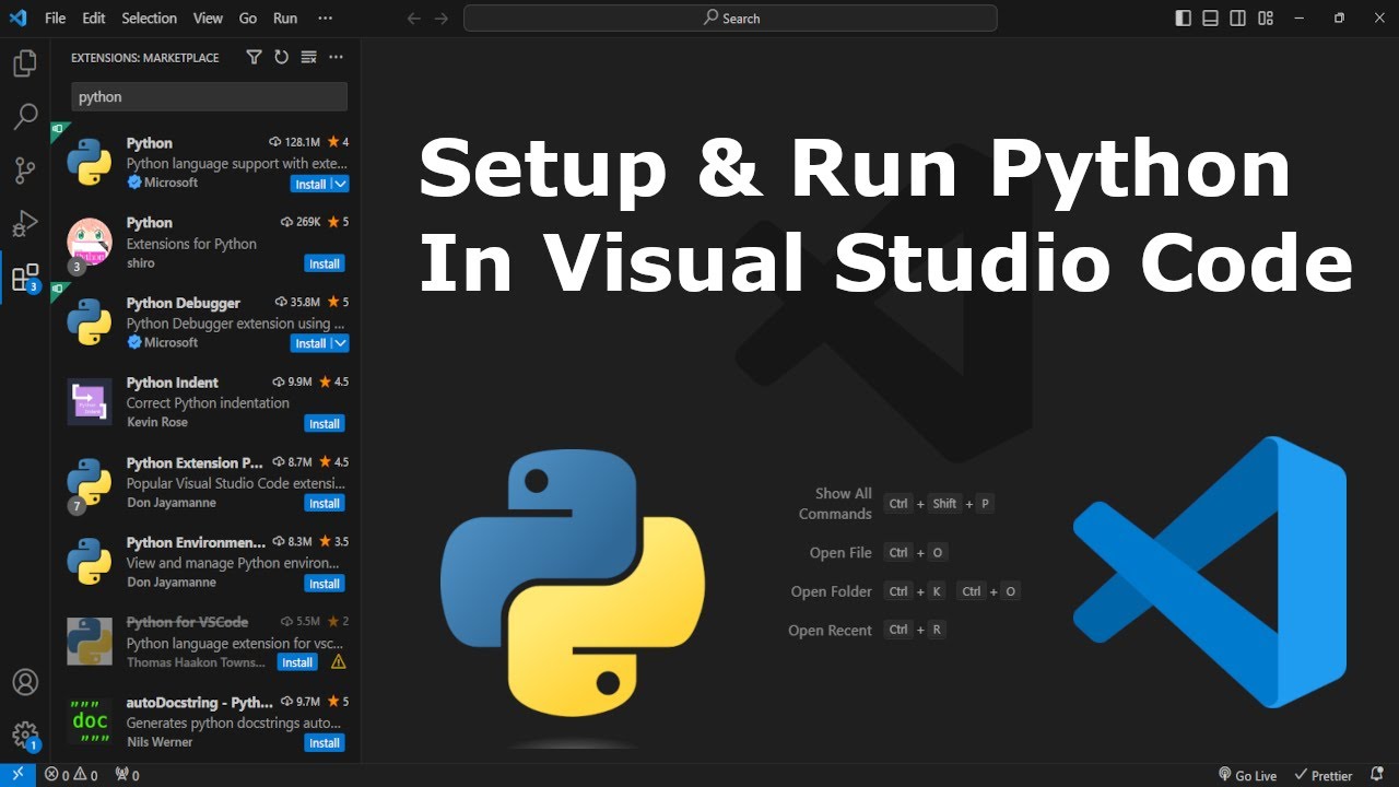 Как настроить и запустить Python в Visual Studio Code на Ubuntu 24.04 LTS