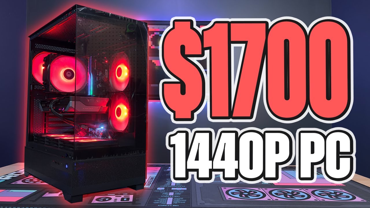 $1,700 High FPS 1440P Gaming PC - Full Build Guide