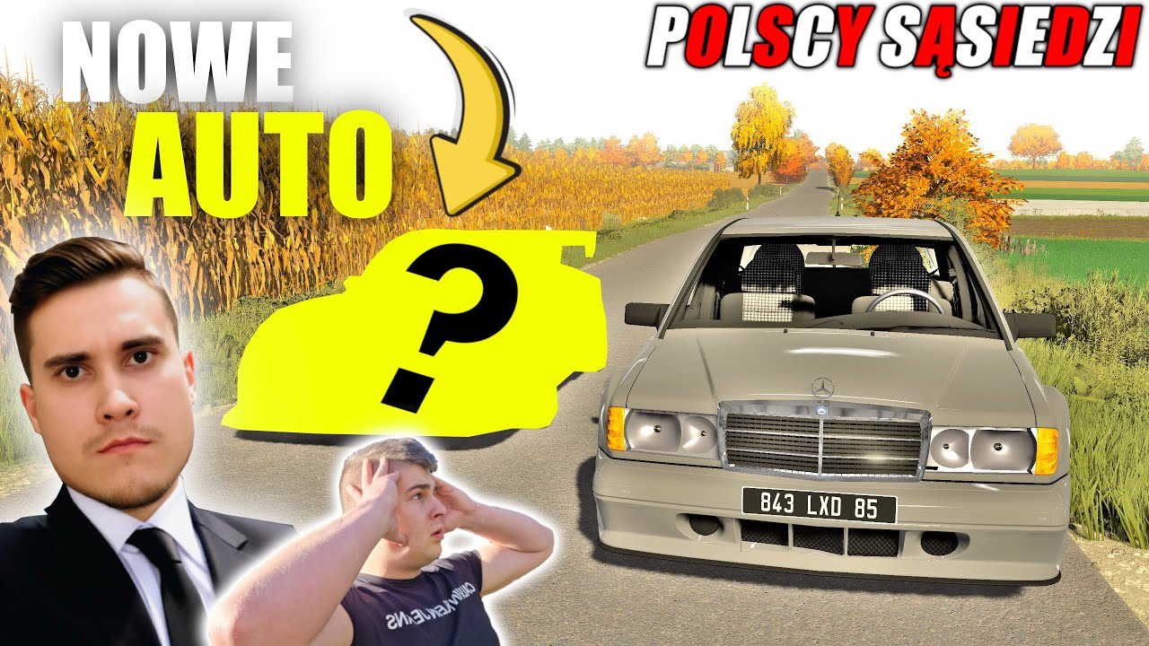NOWE AUTO 🤩 MERCEDES SĄSIADA VS SPORTOWA FURA 😁 WUJEK DAŁ MI 3 MILIONY?┃POLSCY SĄSIEDZI S2┃336