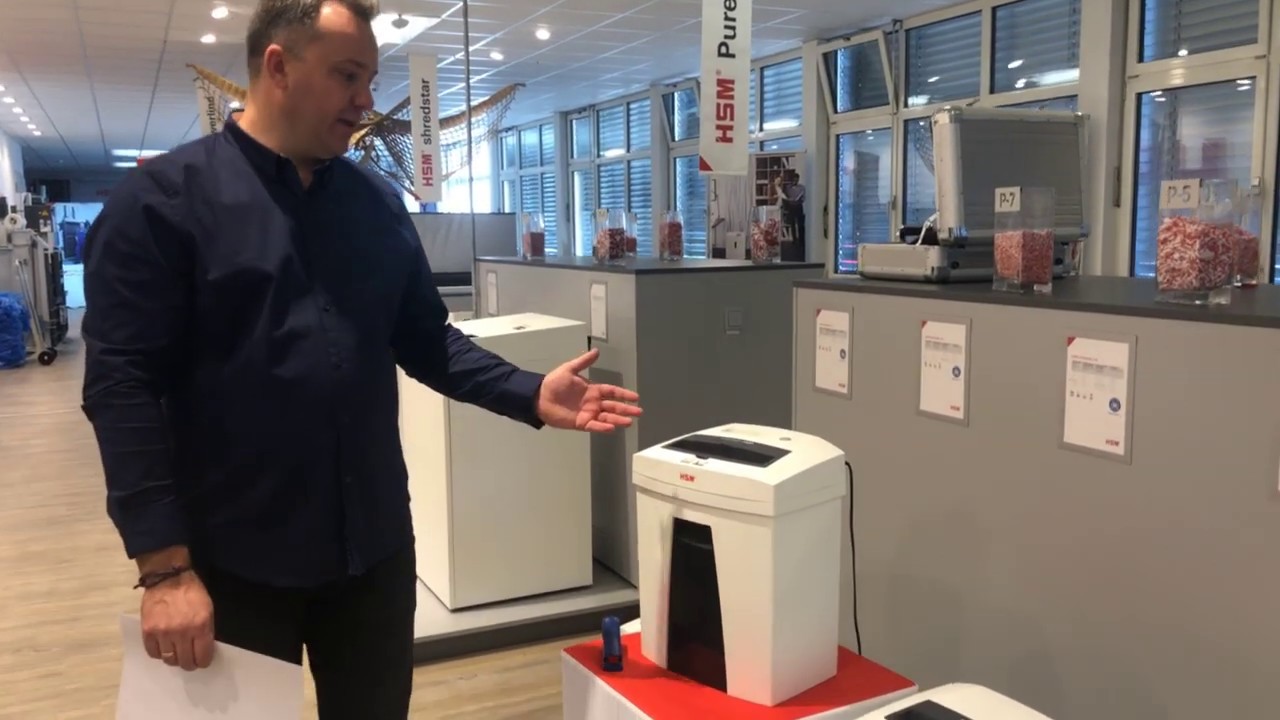 HSM Securio C16 - nedidelis aukščiausios kokybės dokumentų naikiklis