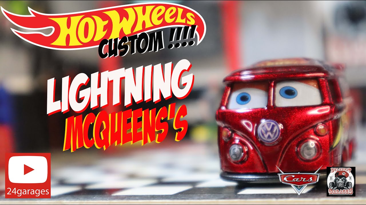 KUSTOM HOT WHEELS  VW KOOL KOMBI X MCQUEEN