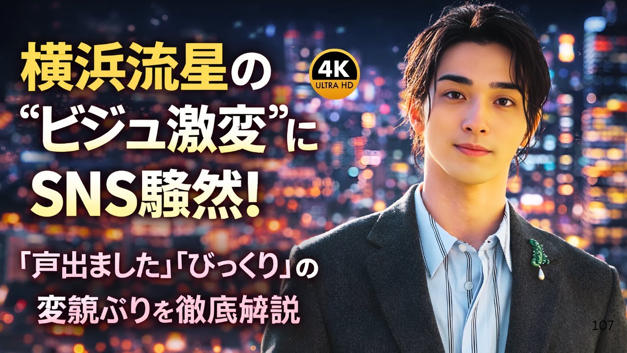 横浜流星の“ビジュ激変”にSNS騒然！「声出ました」「びっくり」の変貌ぶりを徹底解説#横浜流星 #ビジュ変化 #芸能ニュース