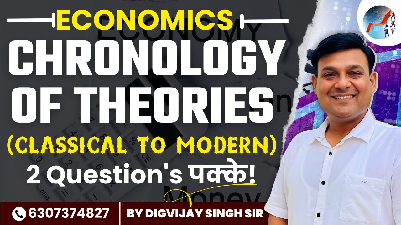 Chronology of theories || Important theories Economist ||