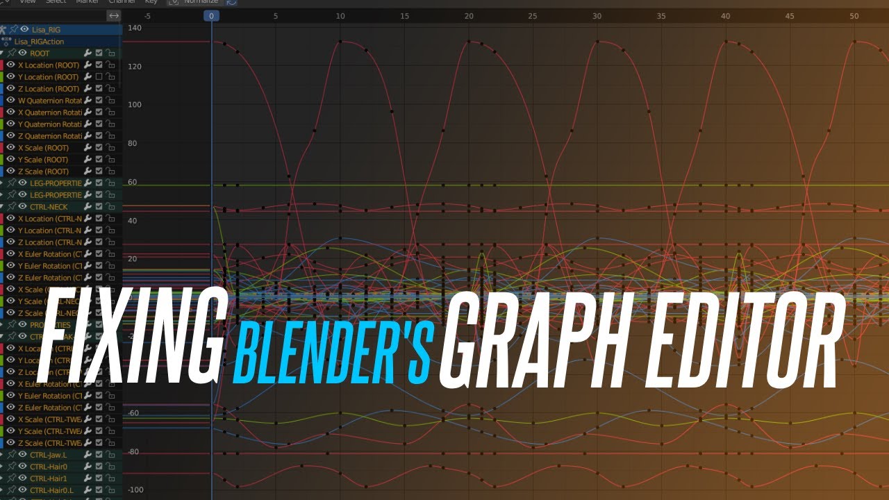 Исправление редактора графиков в Blender: советы по переносу анимации из Maya в Blender