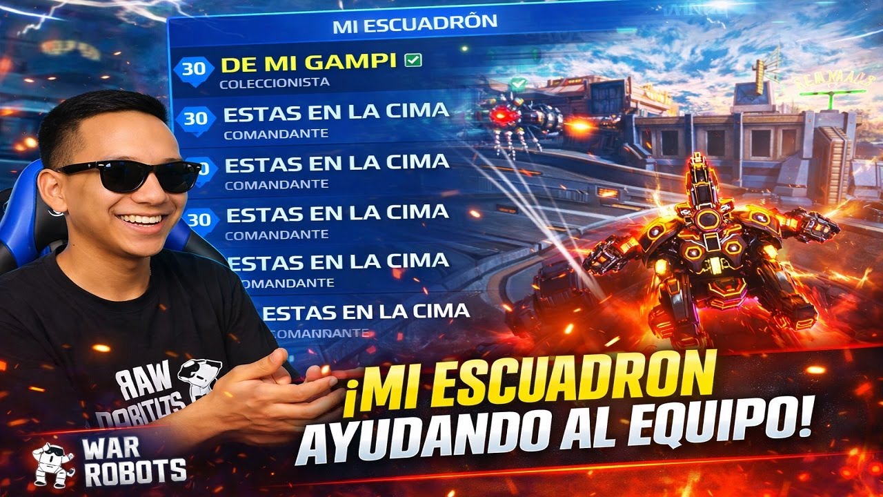 MI ESCUADRÓN ESTÁ EN LA CIMA 🔥 WAR ROBOTS