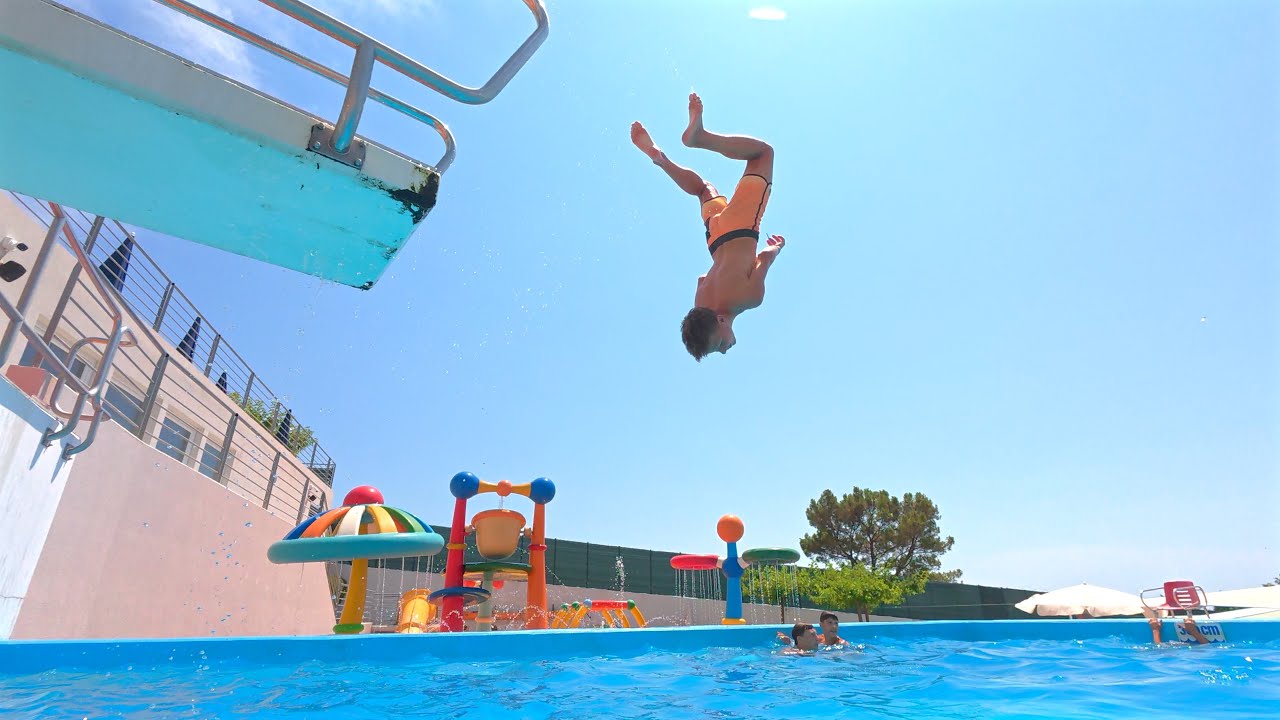 Diving Boards at Aquapark Istralandia 🇭🇷