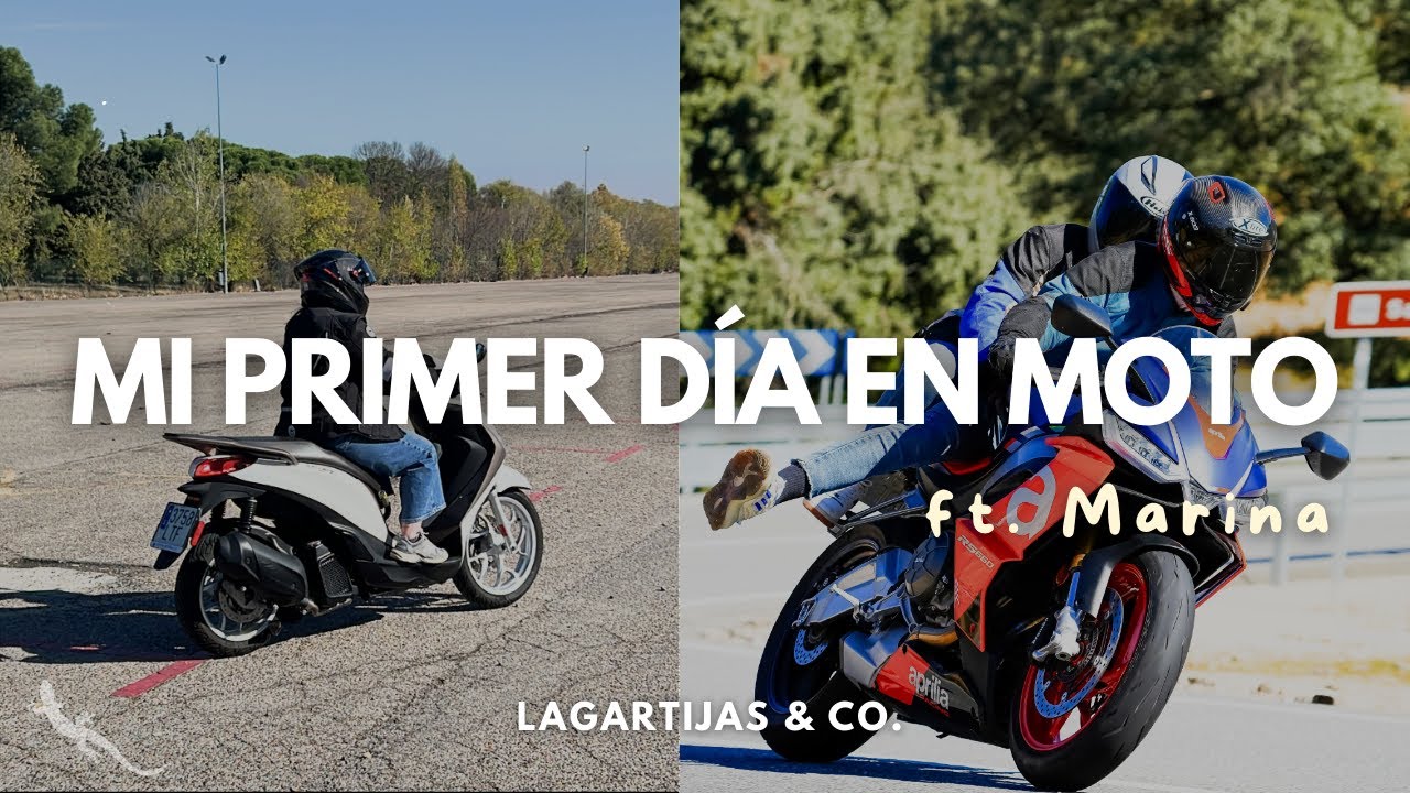 Mi primer día en moto ft. Marina