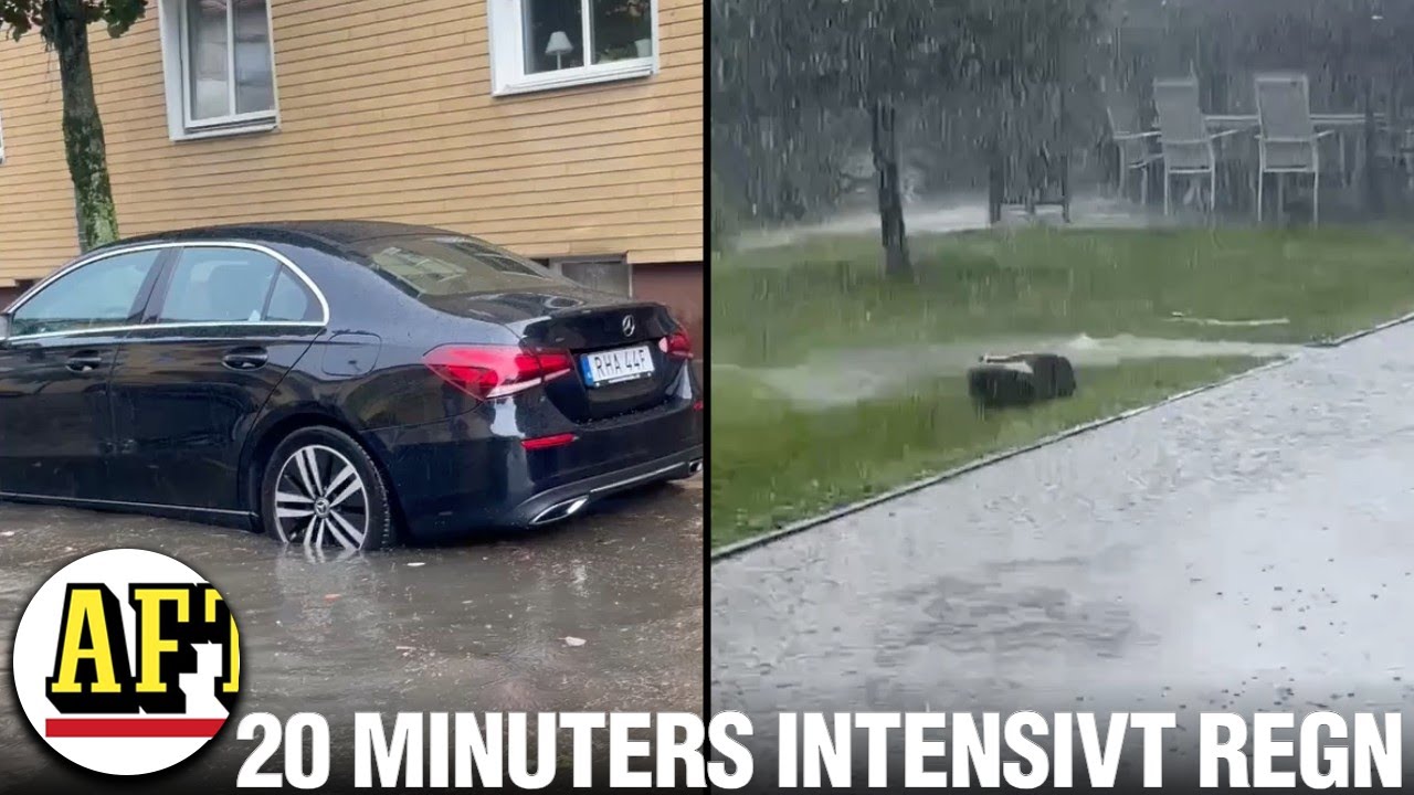 Se översvämningen i Katrineholm