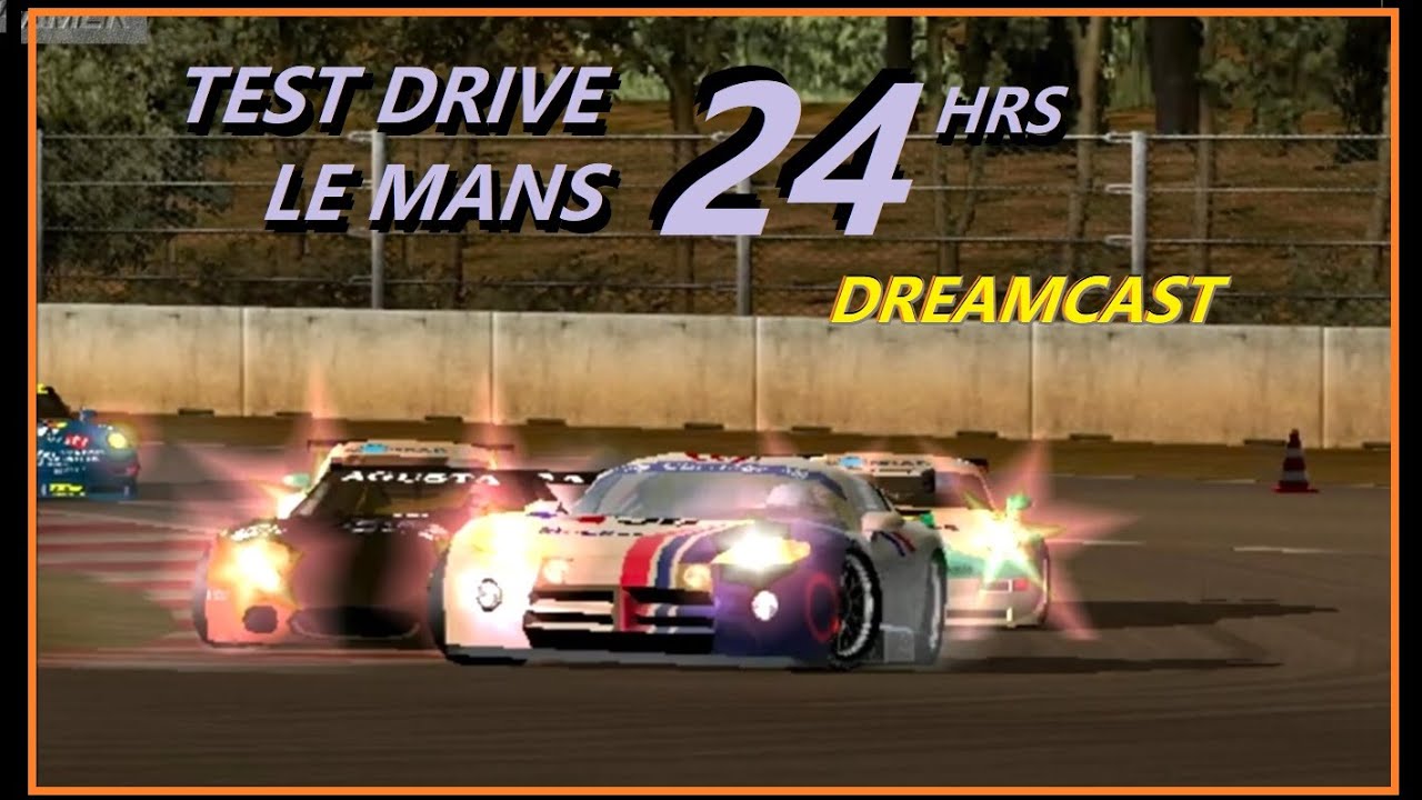 LE MANS 24 HRS (TEST DRIVE) - Attract  Demo - Sega Dreamcast -  Infogrames Melbourne House -1080p60