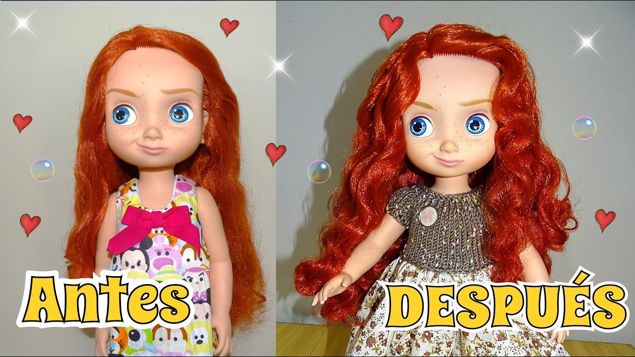 Como recuperar los rizos a tus muñecas tutorial fácil DIY