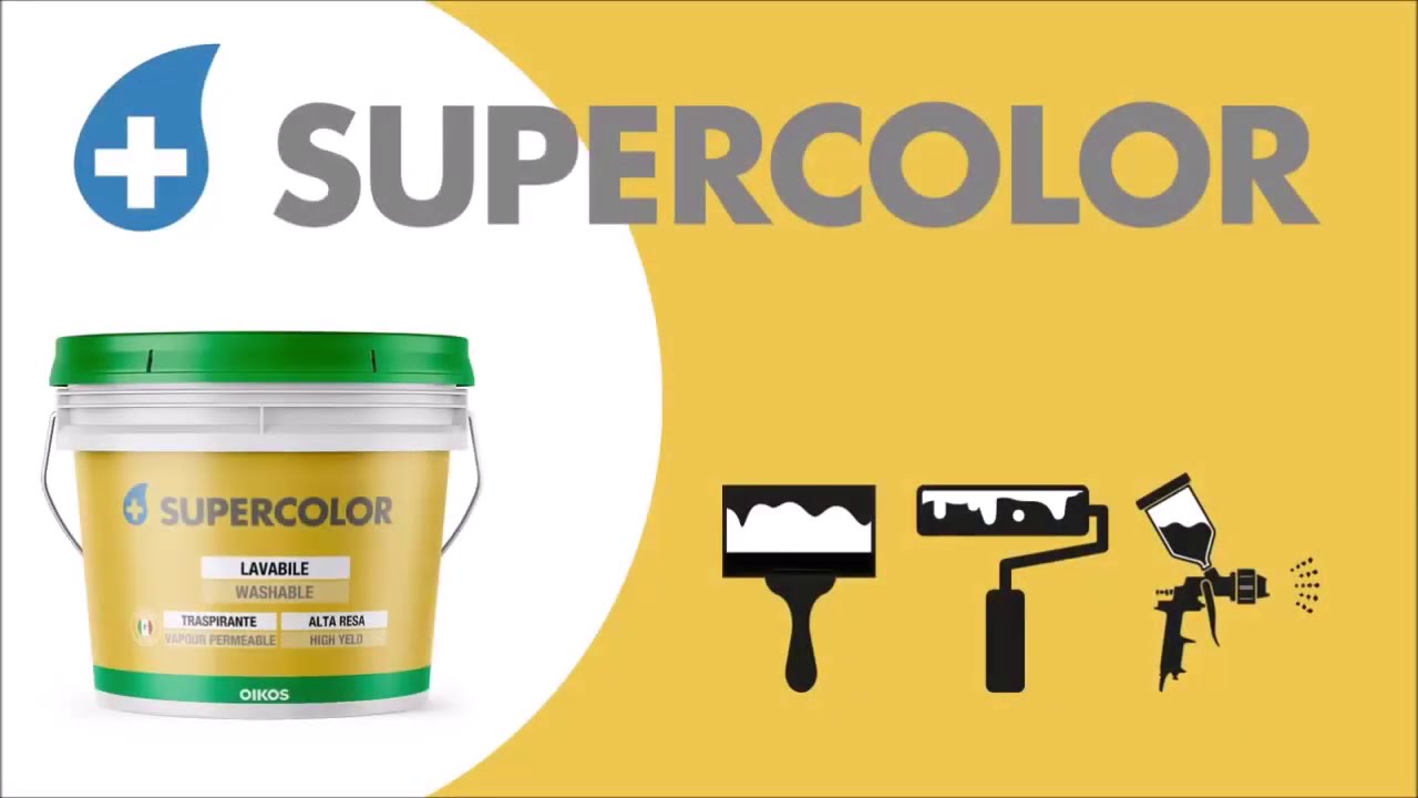 Supercolor, la pittura ecologica by Oikos
