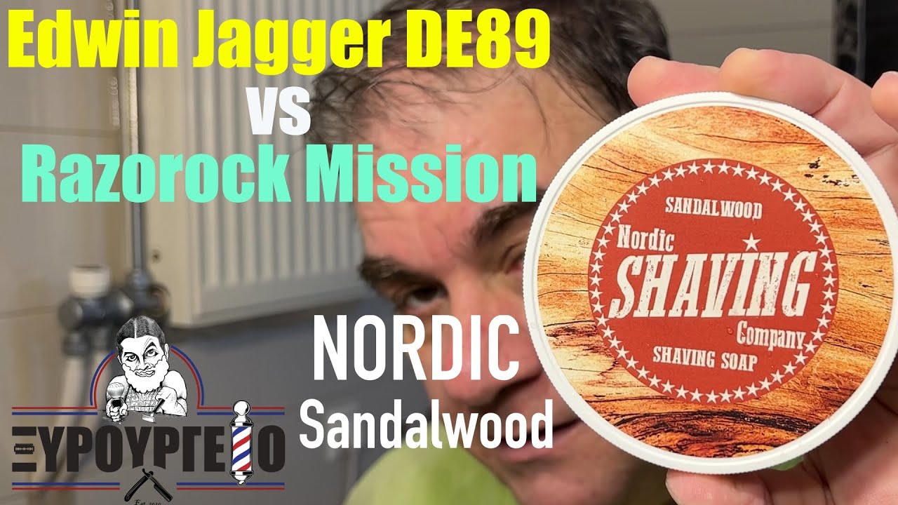 Edwin Jagger DE89 vs Razorock Mission 💈NORDIC soap| StarovasTV