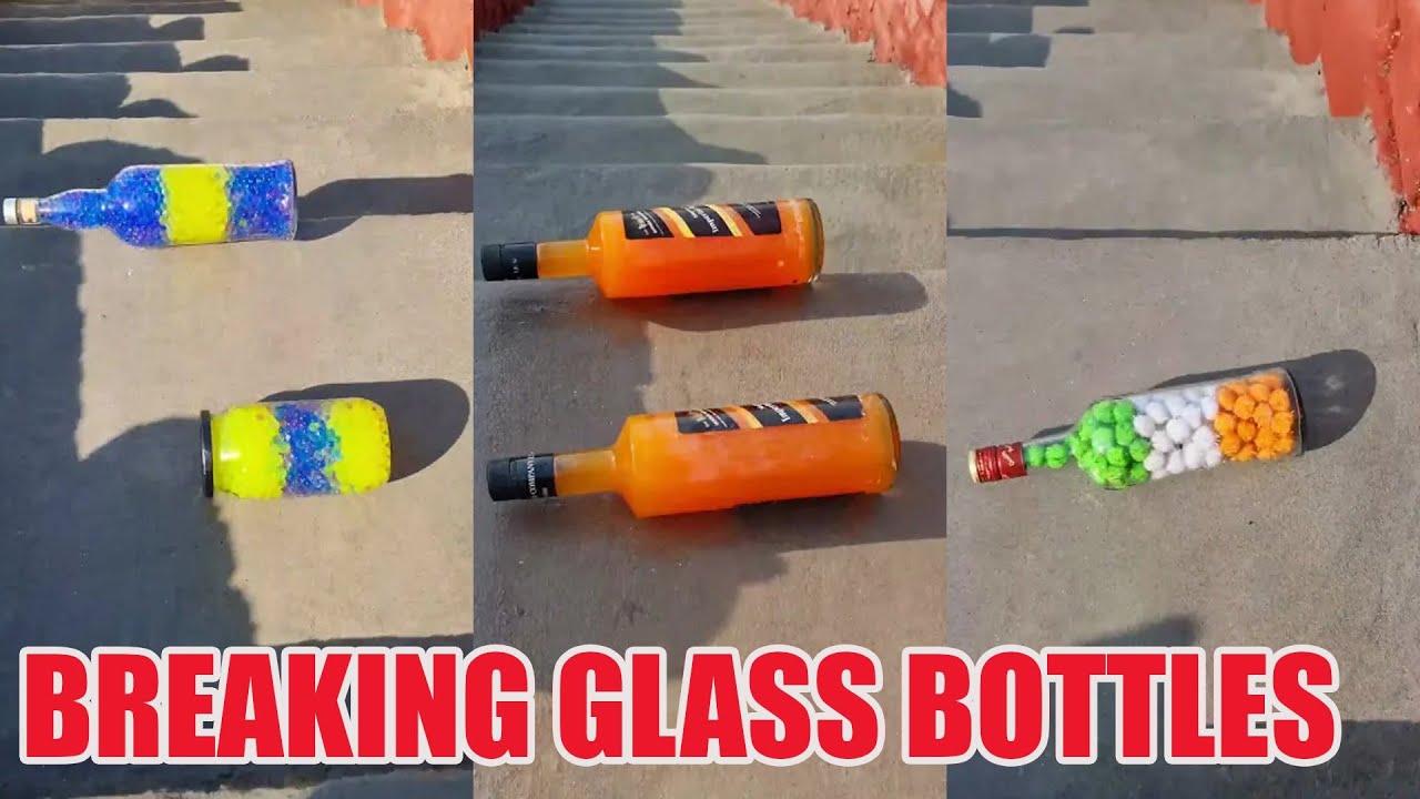 2 HOUR Breaking Glass Bottles and Balloon Drops 🔥 Crushing Crunchy & Soft Things! #asmr #satisfying