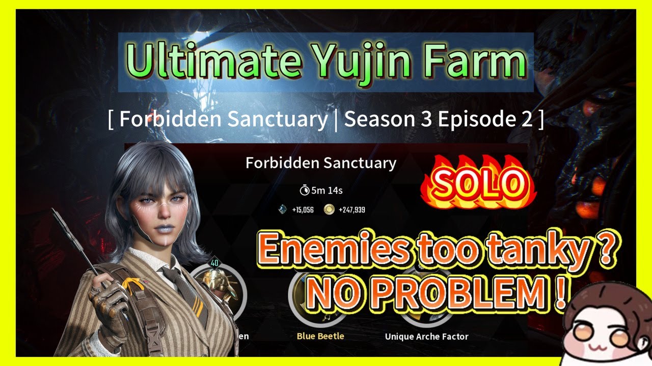 Sharen TRIVIALIZES the new Dungeon!! // Ultimate Yujin Farm SOLO // Forbidden Sanctuary SOLO