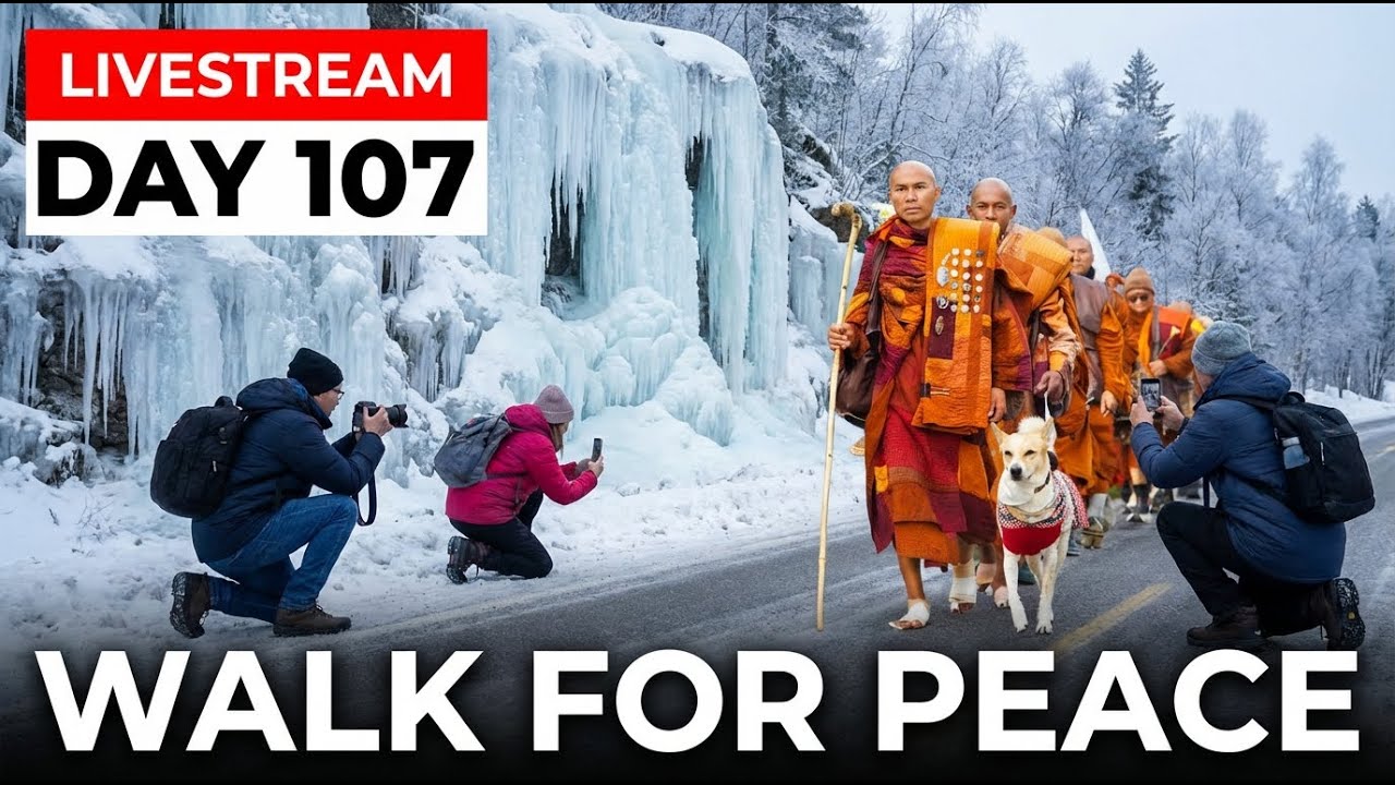 🔴 Livestream: Day 107 Morning Journey | Walk for Peace