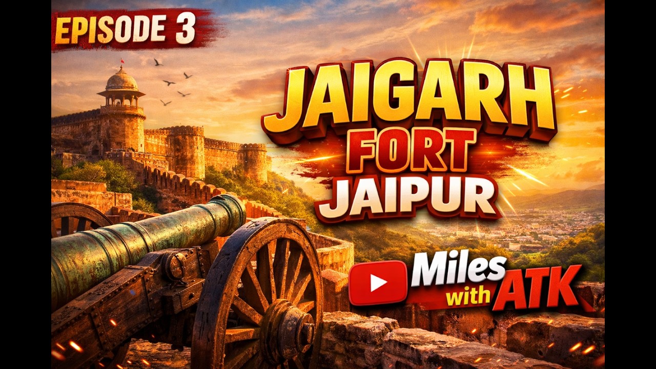Jaigarh Fort Jaipur Vlog Ep 3 | World’s Largest Cannon 🔥 Jaipur Hidden Fort | जयगढ़ किला जयपुर