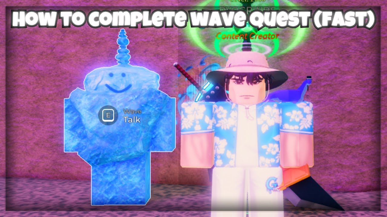 The FASTEST Way TO COMPLETE Wave QUEST In Fisch