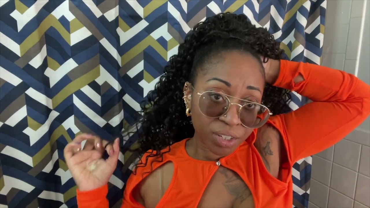 LULU CURLY DRAWSTRING PONYTAIL 