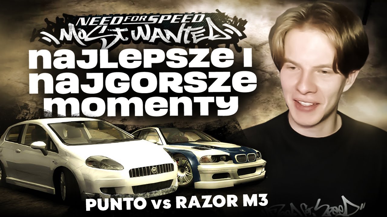 NAJLEPSZE I NAJGORSZE MOMENTY #1 - Seryjne Punto VS Razor w NFS: Most Wanted'05!