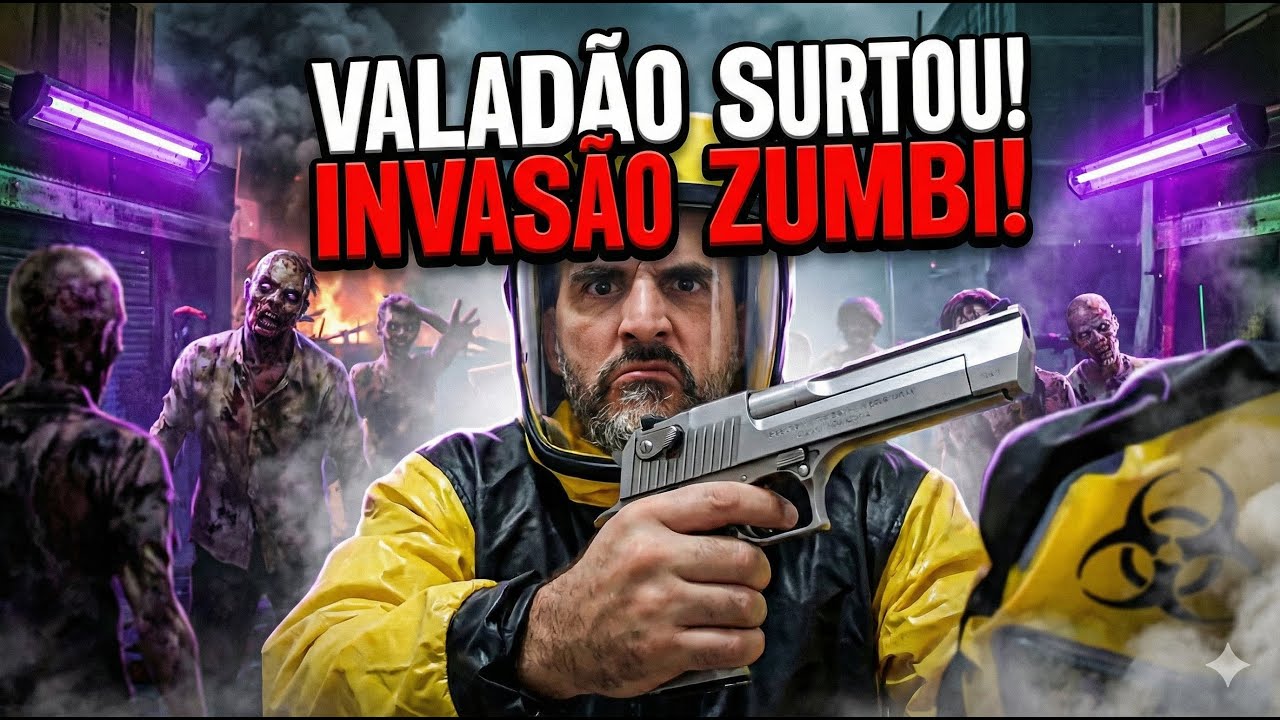 VALAD&Atilde;O SURTOU! INVAS&Atilde;O ZUMBI E O FIM DA PACI&Ecirc;NCIA NO QUARANTINE ZONE #6
